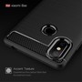 Xiaomi Mi 8 SE H�lle Silikon Grau Carbon Optik Case TPU Handyh�lle Bumper