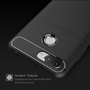 Xiaomi Redmi 6 H�lle Silikon Grau Carbon Optik Case TPU Handyh�lle Bumper