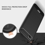 Xiaomi Redmi 6A H�lle Silikon Grau Carbon Optik Case TPU Handyh�lle Bumper
