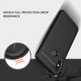 Xiaomi Redmi 6 Pro H�lle Silikon Schwarz Carbon Optik Case TPU Handyh�lle Bumper