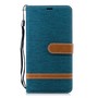 Tasche f�r Nokia 2.1 Jeans Cover Handy Schutz H�lle Case Gr�n