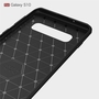 Samsung Galaxy S10 TPU Case Carbon Fiber Optik Brushed Schutz H�lle Grau