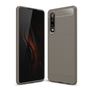 Huawei P30 TPU Case Carbon Fiber Optik Brushed Schutz H�lle Grau