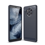 Nokia 9 Pure View TPU Case Carbon Fiber Optik Brushed Schutz H�lle Blau