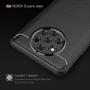 Nokia 9 Pure View TPU Case Carbon Fiber Optik Brushed Schutz H�lle Blau