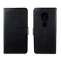 Motorola Moto G7 Tasche Handy H�lle Schutz-Cover Flip-Case mit Kartenfach Schwarz