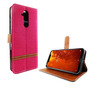 Nokia 8.1 / Nokia X7 Handy H�lle Schutz-Tasche Case Cover Kartenfach Etui Wallet Pink