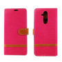 Nokia 8.1 / Nokia X7 Handy H�lle Schutz-Tasche Case Cover Kartenfach Etui Wallet Pink