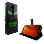 Nokia 8.1 / Nokia X7 Tasche Handy H�lle Schutz-Cover Flip-Case mit Kartenfach Dont touch my phone