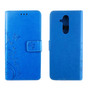 Nokia 8.1 / Nokia X7 Handy H�lle Schutz-Tasche Cover Flip-Case Kartenfach Blau