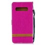 Samsung Galaxy S10 Handy H�lle Schutz-Tasche Case Cover Kartenfach Etui Wallet Pink
