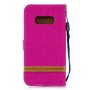 Samsung Galaxy S10e Handy H�lle Schutz-Tasche Case Cover Kartenfach Etui Wallet Pink