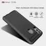 Huawei P Smart 2019 TPU Case Carbon Fiber Optik Brushed Schutz H�lle Grau