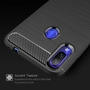 Xiaomi Redmi Note 7 / 7 Pro TPU Case Carbon Fiber Optik Brushed Schutz H�lle Grau