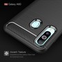 Samsung Galaxy A60 TPU Case Carbon Fiber Optik Brushed Schutz H�lle Schwarz