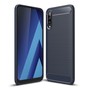 Samsung Galaxy A70 TPU Case Carbon Fiber Optik Brushed Schutz H�lle Blau
