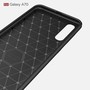 Samsung Galaxy A70 TPU Case Carbon Fiber Optik Brushed Schutz H�lle Blau