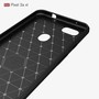 Google Pixel 3a XL TPU Case Carbon Fiber Optik Brushed Schutz H�lle Grau