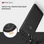 Google Pixel 3a XL TPU Case Carbon Fiber Optik Brushed Schutz H�lle Grau