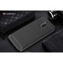 OnePlus 7 TPU Case Carbon Fiber Optik Brushed Schutz H�lle Blau