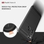 Xiaomi Redmi Note 8 TPU Case Carbon Fiber Optik Brushed Schutz H�lle Grau