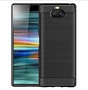 Sony Xperia 8 TPU Case Carbon Fiber Optik Brushed Schutz H�lle Schwarz