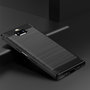 Sony Xperia 8 TPU Case Carbon Fiber Optik Brushed Schutz H�lle Schwarz
