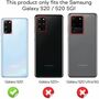 Samsung Galaxy S20 H�lle Case 360 Handy Schutz Tasche Cover Full TPU Etui Transparent