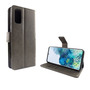 Samsung Galaxy S20 Handy H�lle Schutz-Tasche Cover Flip-Case Kartenfach Grau