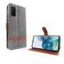 Samsung Galaxy S20 Handy H�lle Schutz-Tasche Case Cover Kartenfach Etui Wallet Grau