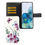 Samsung Galaxy S20 Plus Tasche Handy H�lle Schutz-Cover Flip-Case mit Kartenfach Lotusblume