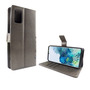 Samsung Galaxy S20 Plus Handy H�lle Schutz-Tasche Cover Flip-Case Kartenfach Grau