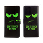Samsung Galaxy S20 Ultra Tasche Handy H�lle Schutz-Cover Flip-Case mit Kartenfach Dont touch my phone