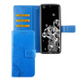 Samsung Galaxy S20 Ultra Handy H�lle Schutz-Tasche Cover Flip-Case Kartenfach Blau