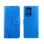 Samsung Galaxy S20 Ultra Handy H�lle Schutz-Tasche Cover Flip-Case Kartenfach Blau