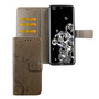 Samsung Galaxy S20 Ultra Handy H�lle Schutz-Tasche Cover Flip-Case Kartenfach Grau