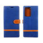 Samsung Galaxy S20 Ultra Handy H�lle Schutz-Tasche Case Cover Kartenfach Etui Wallet Blau