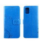 Samsung Galaxy A71 Handy H�lle Schutz-Tasche Cover Flip-Case Kartenfach Blau