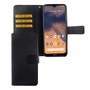 Nokia 2.3 Tasche Handy H�lle Schutz-Cover Flip-Case mit Kartenfach Schwarz