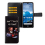 Nokia 6.2 Tasche Handy H�lle Schutz-Cover Flip-Case mit Kartenfach Dont touch my phone