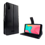 Wiko Y60 Handy H�lle Schutz-Tasche Cover Flip-Case Kartenfach Schwarz