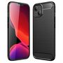Apple iPhone 13 TPU Case Carbon Fiber Optik Brushed Schutz H�lle Grau
