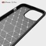Apple iPhone 13 Pro TPU Case Carbon Fiber Optik Brushed Schutz H�lle Grau