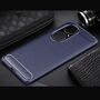  Handyh�lle Schutzh�lle Huawei P50 Pro Case Cover Carbon Bumper Blau
