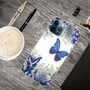 Handyh�lle f�r Apple iPhone 13 Pro Max Schutzcase Cover Schmetterling Transparent