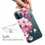 Handyh�lle f�r Apple iPhone 13 Pro Schutzcase Cover Blume Transparent