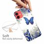 Handyh�lle f�r Apple iPhone 13 Schutzcase Cover Schmetterling Transparent
