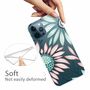 Handyh�lle f�r Apple iPhone 13 Pro Schutzcase Cover Blume Transparent