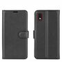 Samsung Galaxy A01 Core Tasche Handy H�lle Schutz-Cover Flip-Case mit Kartenfach Schwarz