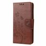 Sony Xperia 10 III Tasche Handy H�lle Schutz-Cover Flip-Case mit Kartenfach Braun
